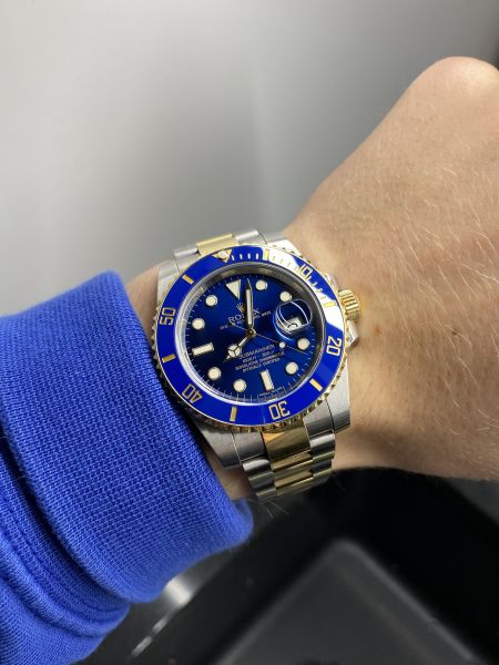 Rolex Submariner 116613LB 116613LB käytetty arvokello