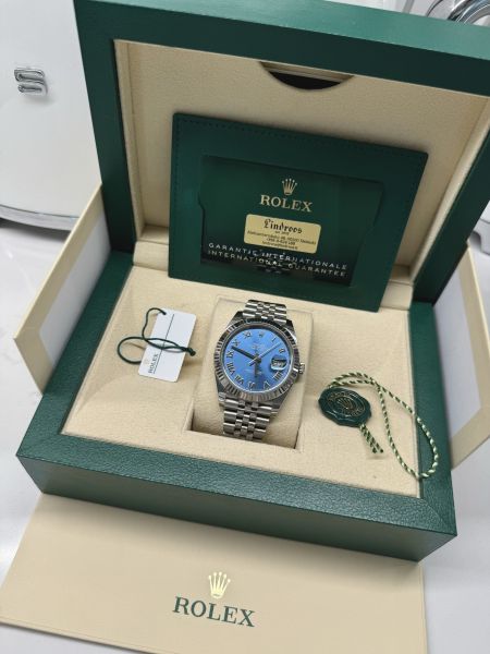 Rolex Datejust 126334 Azzurro 126334 käytetty arvokello