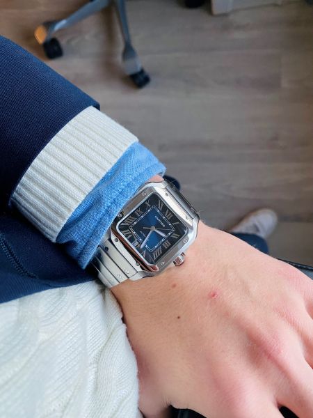 Cartier Santos WSSA0013 WSSA0013 käytetty arvokello
