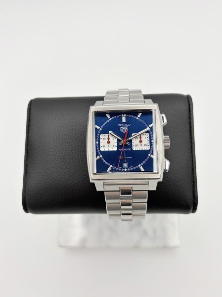 Tag Heuer Monaco sininen käytetty arvokello